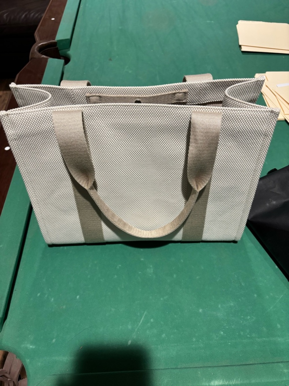 lululemon athletica Beige Canvas Tote Shoulder Bag - Picture 3 of 3
